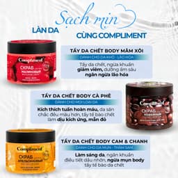 Thumbnail Tẩy Da Chết Cho Cơ Thể Compliment 400ml Giúp Da Mềm Mượt, Bóng Khỏe, Sáng Mịn 3