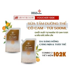 Thumbnail Sữa tắm dưỡng thể Cô Cam trắng sáng da Dego 500ML - Dưỡng ẩm, mịn và sáng da 1