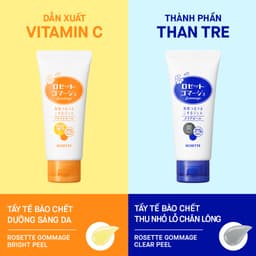 Thumbnail Combo Tiết Kiệm Gel Loại Bỏ Tế Bào Da Chết Rosette Thu Nhỏ Lỗ Chân Lông 120G và Dưỡng Sáng Da 120G 1