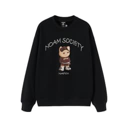 Thumbnail Áo Sweater Unisex NOAM SOCIETY Form rộng Vải nỉ lông cáo mềm mịn 2
