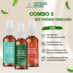 Thumbnail Bình xịt phòng tinh dầu sả chanh, bạc hà, quế JULYHOUSE 50ml khử mùi hiệu quả (mùi tự chọn) 1