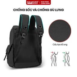 Thumbnail Balo Đi Học Nam Nữ Thương Hiệu Bamozo Nhiều Ngăn Chống Nước Tốt - BẢO HÀNH 24 THÁNG 3
