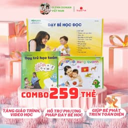 Thumbnail Flashcard, thẻ học thông minh cho bé, Combo 259 thẻ chuẩn Glenn Doman giáo dục sớm từ 0-6 tuổi (có hỗ trợ cách dạy) 1