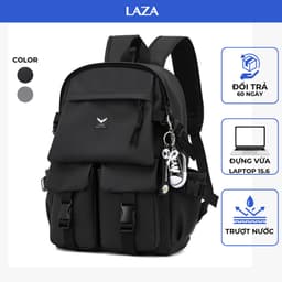 Thumbnail Cặp đi học LAZA Rosy Backpack 496 - chất liệu chống thấm nước - chính hãng LAZA phân phối 2
