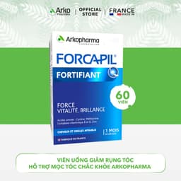 Thumbnail Combo 3 hộp viên uống ngừa rụng tóc, dưỡng tóc khỏe bóng mượt Arkopharma Forcapil Fortifiant 2
