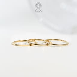 Thumbnail Nhẫn bạc nữ trơn đơn giản minimalist Gix Jewel N57 1