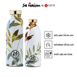 Thumbnail Bình giữ nhiệt chân không 24Bottles Clima họa tiết Tivoli chất liệu thép không gỉ 1