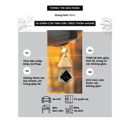 Thumbnail Tinh Dầu Treo Xe 4Home - Nhiều mùi tùy chọn (10ml) 1