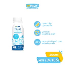 Thumbnail Sữa chua uống VPMilk Đà Lạt True Yogurt - chai 200ml 2