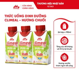 Thumbnail Vỉ 3 hộp 190ml Thức uống dinh dưỡng Climeal - Hương chuối 1