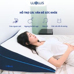 Thumbnail WOWS - Gối Memory Foam Cao Cấp Tri-me - Chống Trào Ngược Dạ Dày Cho Người Lớn - Thiết Kế Linh Hoạt 3