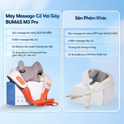 Thumbnail Máy Massage Cổ Vai Gáy BUMAS M3 Pro - Máy Massage Cổ - Mát Xa 8 Điểm Chạm - Quà Tặng Cho Gia Đình 3