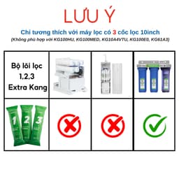 Thumbnail Bộ 3 Lõi Lọc Thô KANGAROO EXTRA SỐ 1-2-3 Chính Hãng Bảo Hành 1 Tháng 3