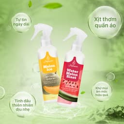 Thumbnail Combo Xịt thơm quần áo Julyhouse hương trái cây tươi mát dưa hấu và dưa lưới 280ml 4