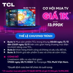 Thumbnail [Livestream]Máy lạnh Inverter TCL FreshIN series 2.0 TAC-10CSD/FBI - Máy lạnh 1 HP 1