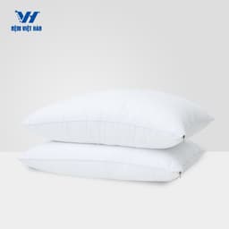 Thumbnail Gối nằm Lông Vũ Việt Hàn - Êm Ái, Mềm Mại, Thoáng Khí - Từ Sợi Lông Vũ Nhân Tạo Microfiber 2