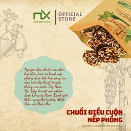 Thumbnail Nam Xanh Chuối điều cuộn nếp phồng túi 40g 2
