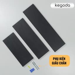 Thumbnail Kệ Gỗ Thanh Ngang Treo Tường Trang Trí Màu Đen Thương Hiệu KEGODA KT56 3
