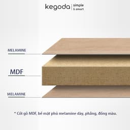 Thumbnail Kệ Gỗ Thanh Ngang Trang Trí Treo Tường Màu Trắng KEGODA KT56 2