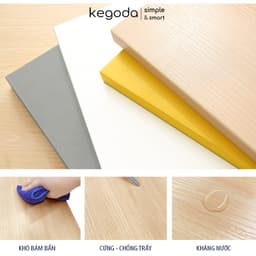 Thumbnail Kệ Gỗ Thanh Ngang Trang Trí Treo Tường Màu Trắng KEGODA KT56 3