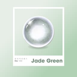 Thumbnail Kính áp tròng VIVIMOON LENS 1 ngày màu xanh lá ánh xám bạc Jade Green (Giá 01 chiếc) 4