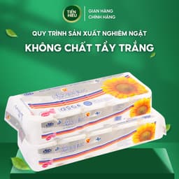 Thumbnail 10 Cuộn Giấy Vệ Sinh Hà Nội Silk 4 Lớp Mềm Mịn Tan Nhanh Trong Nước Cuộn Hoa Cúc Có Lõi Tiện Lợi 3