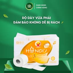 Thumbnail 6 Cuộn Giấy Vệ Sinh Hà Nội Silk Không Lõi Cao Cấp 3 Lớp Dày Dặn Mềm Mịn Tan Nhanh Trong Nước 2