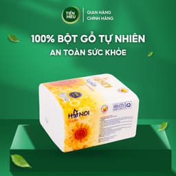 Thumbnail Combo 6 Gói Khăn Giấy Ăn Hà Nội Silk Napkin 2 Lớp Dày Dặn Chất Liệu Cao Cấp Đa Năng 100 Tờ 1