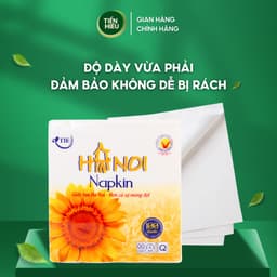 Thumbnail Combo 6 Gói Khăn Giấy Ăn Hà Nội Silk Napkin 2 Lớp Dày Dặn Chất Liệu Cao Cấp Đa Năng 100 Tờ 2
