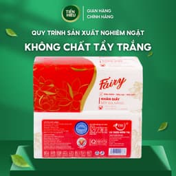 Thumbnail Khăn Giấy Lau Đa Năng FAIRY 2 Lớp Dày Dai Thấm Hút Dầu Tốt Lau Bếp Chén Bát Tiện Lợi 100 Tờ 3