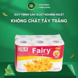 Thumbnail 12 Cuộn Giấy Vệ Sinh Fairy Có Lõi Cao Cấp Chất Liệu An Toàn Mềm Mịn Tan Nhanh Trong Nước Tiện Lợi 3