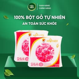 Thumbnail Khăn Giấy Ăn Hanoi Silk Napkin Khổ 220 x 220mm Tiện Lợi Chất Liệu Mềm Mịn Thấm Hút Nhanh 100 Tờ 1