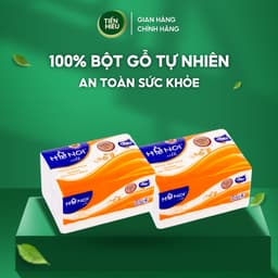 Thumbnail Giấy Ăn Rút Hà Nội Silk 150 Tờ x 3 Lớp Chất Liệu 100% Gỗ Tự Nhiên Mềm Mại Bền Dai An Toàn Cho Bé 1