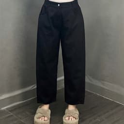 Thumbnail Quần Baggy Bigsize Nữ Lưng Chun Co Giãn Form Rộng Quần Jean Bụi Cho Chubby 50-93kg Q524 3