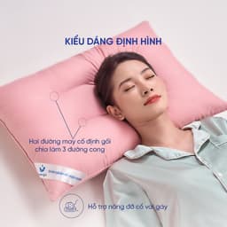 Thumbnail Combo Ruột gối nằm lông vũ Mochi 45x65cm & Vỏ gối lụa tencel Airsilk mềm mịn - Goodnigth Bedding 2