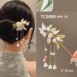Thumbnail GOTI Trâm Cài Tóc Búi Hoa Lá Thanh Lịch Phong Cách Cổ Trang, Hiện Đại Dành Cho Nữ TC5099 1