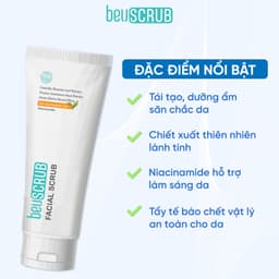 Thumbnail Tẩy tế bào chết mặt Beuscrub trà xanh, tẩy da chết mặt ,thấm hút dầu thừa , làm sạch da, dưỡng ẩm, dưỡng sáng da 100g 4