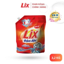 Thumbnail Nước giặt Lix đậm đặc hương hoa túi 3.2kg làm sạch cực nhanh vết bẩn NG003 tăng gấp đôi sức mạnh giặt tẩy quần áo 3