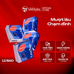 Thumbnail Combo 4 hộp Bao cao su kéo dài thời gian quan hệ LifeStyles Love Time - Hộp 3 bao 2