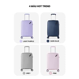 Thumbnail Combo 2 Vali Kéo MIAvn Du Lịch Larita RICO - Size 20/24/28, Nhựa PP Siêu Bền, Hạn Chế Va Đập Mạnh 3