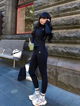 Thumbnail Quần tập gym yoga legging nữ cạp cao Fitme Zeta vải 2 lớp nâng v3 tôn dáng cao cấp QDZT 1
