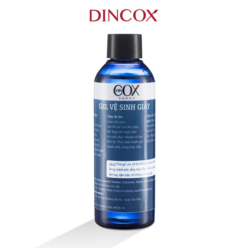 Ảnh Gel Vệ Sinh Giày Chuyên Dụng Đậm Đặc 100ml Chính Hãng Dincox 1