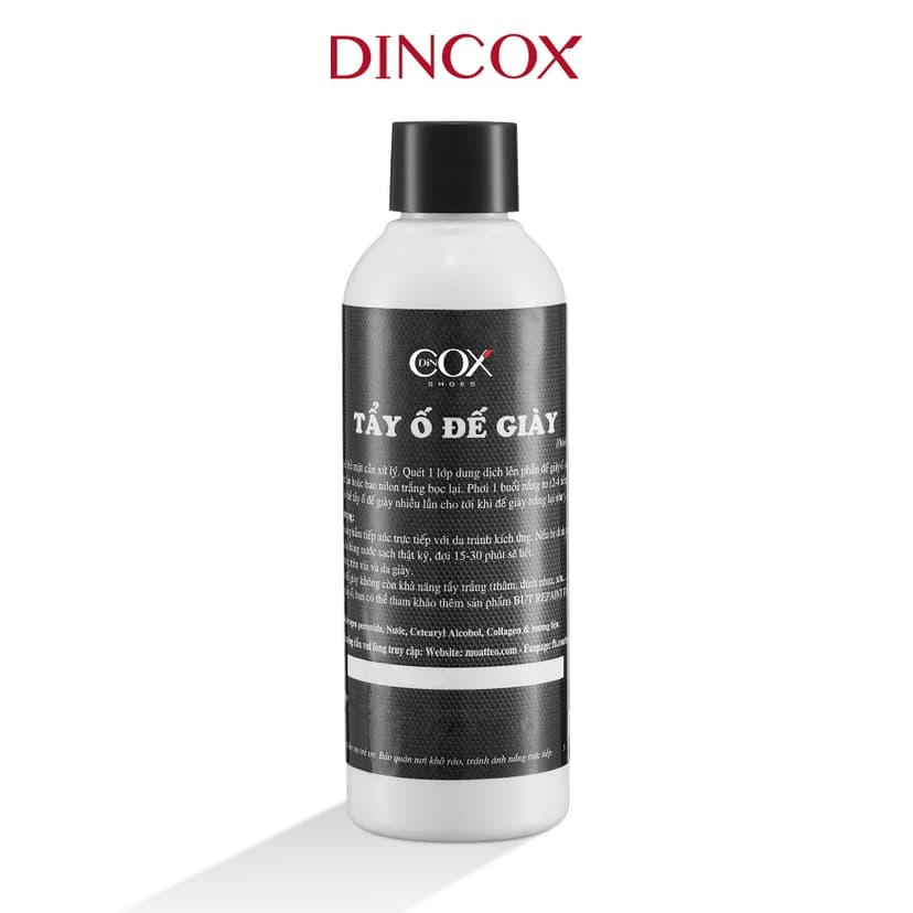 Ảnh Gel Tẩy Ố Đế Giày Và Các Chi Tiết Cao Su Chuyên Dụng 100ml Dincox 1