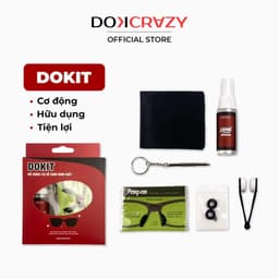 Thumbnail Bộ sản phẩm phụ trợ người đeo kính DOKCRAZY DOKIT tiện lợi chống trượt, đau tai, đầy đủ, hữu ích 1