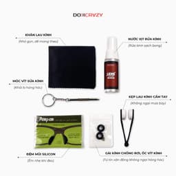 Thumbnail Bộ sản phẩm phụ trợ người đeo kính DOKCRAZY DOKIT tiện lợi chống trượt, đau tai, đầy đủ, hữu ích 2