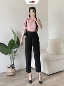 Thumbnail Quần nữ baggy tây ENVY - QK0044 4
