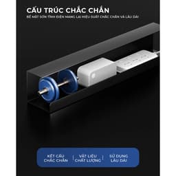 Thumbnail Khay luồn dây điện gầm bàn làm việc thương hiệu IGA - Gm176 1