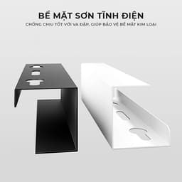 Thumbnail Khay luồn dây điện gầm bàn làm việc thương hiệu IGA - Gm176 3