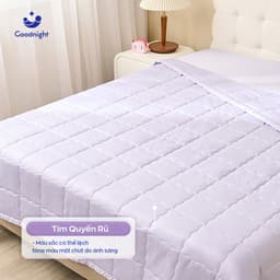 Thumbnail Chăn Lụa Tencel Vua Nệm Goodnight Airsilk 220x200cm, Chăn Tencel  Hút Ẩm Tốt, Màu Sắc Thanh Lịch, Đắp Hè Thu 4