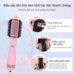Thumbnail Lược điện chải tóc ENZO 6214 thương hiệu italia , lược điện 4IN1 sấy uốn duỗi  BẢO HÀNH 5 NĂM 1